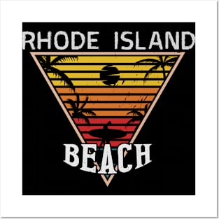 Beach happiness in Rhode Island Posters and Art